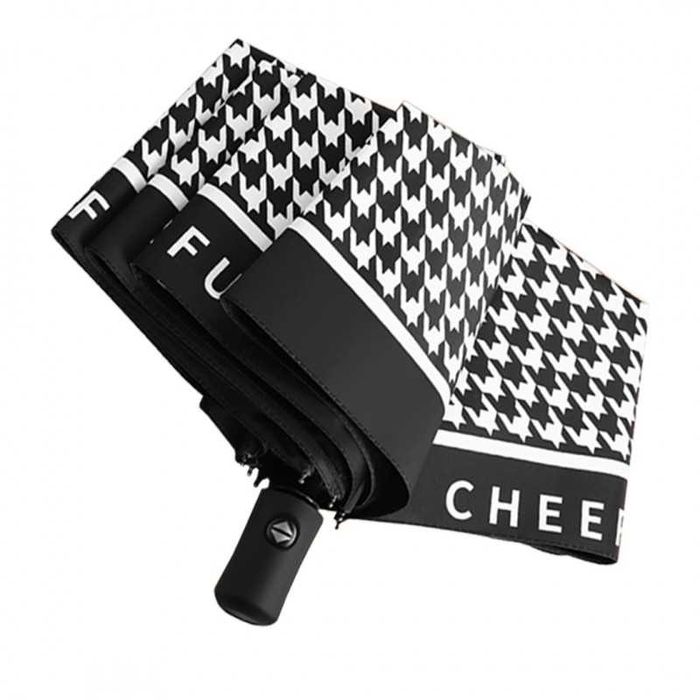 Parasol umbrella automat pepitka czarna PAR09WZ1