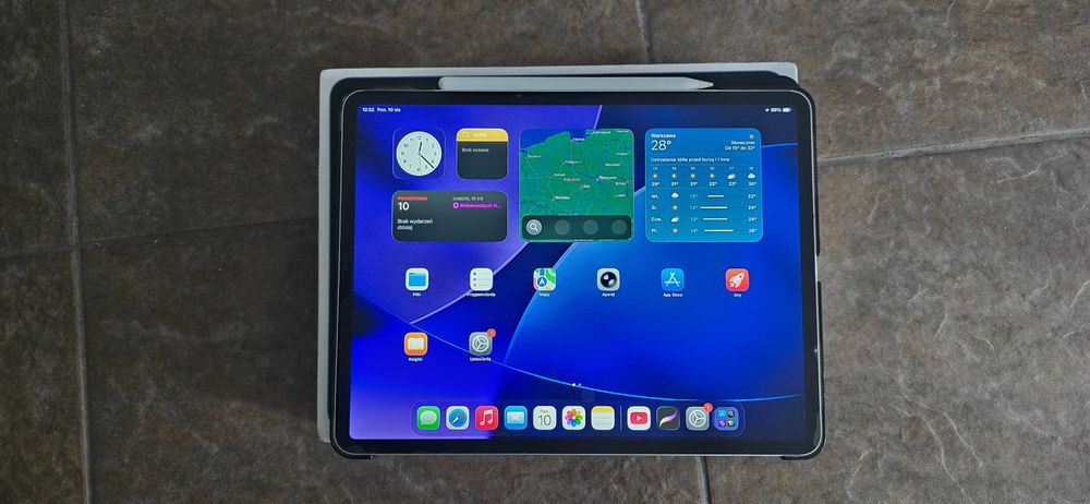 MEGA ZESTAW APPLE IPAD PRO 12.9 | CELLULAR + WiFi | 256GB | APPLE PENCIL 2 | Etui Spigen | Komplet | Super Stan