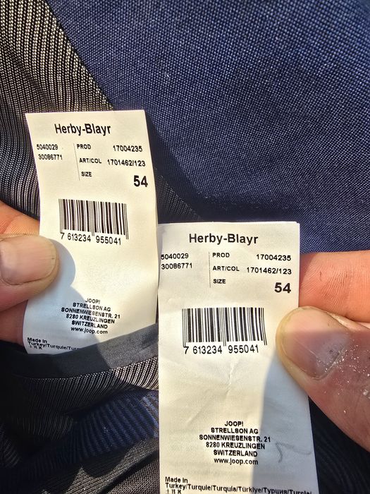 JOOP! Herby-Blayr 100% Wełna Pure Wool Natural Stretch r. 54