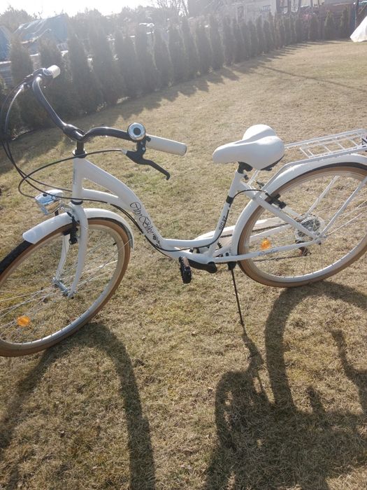 Rower damski biały