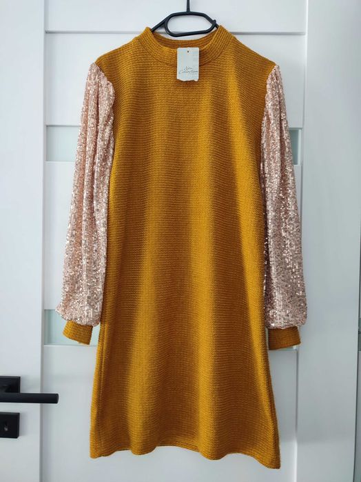 Sukienka z cekinami 38/M