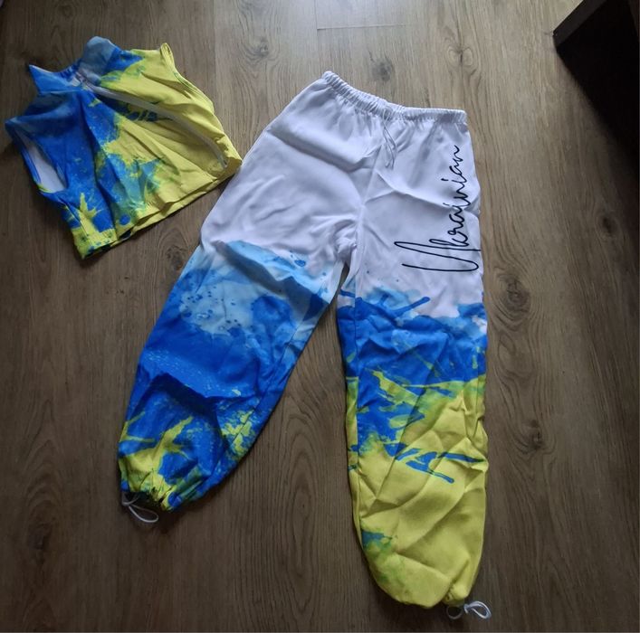 Костюм для хіп хопу, сучасні танці, патріотичний костюм для дівчинки