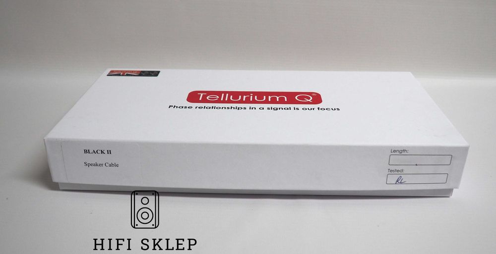 Kabel głośnikowy Tellurium Black II 2x1,5 m/zapytaj o promocję !!