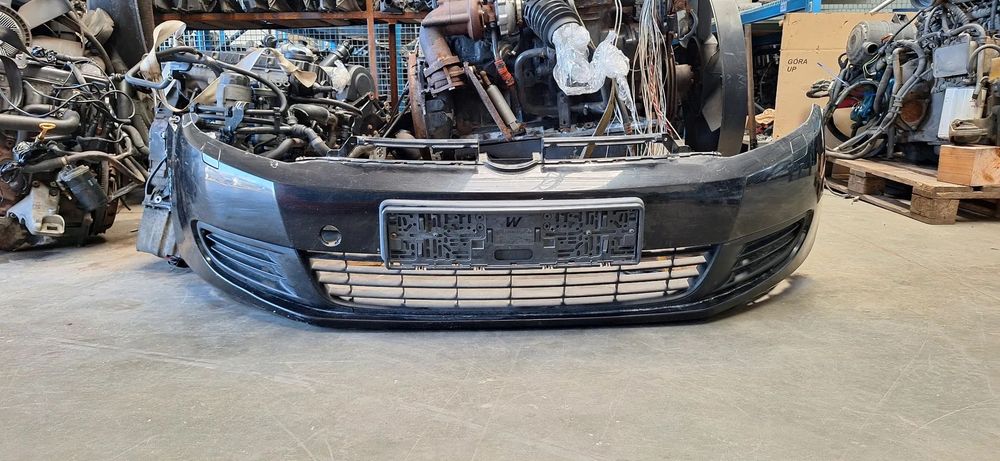 VW Golf VI Kombi Zderzak Przód Przedni 1K9807221 spryskiwacze Lakier kod LS9X