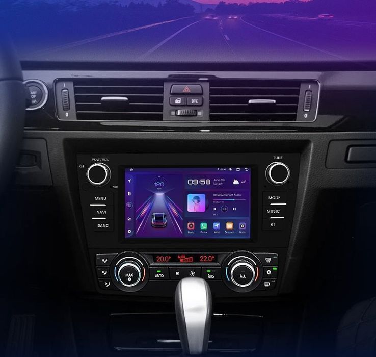 BMW 3 E90 / E91 / E92 / E93 – Radio Android 15 7” CarPlay Android Auto 4GB/64GB GPS Nawigacja Stacja Multimedialna WiFi Bluetooth DSP 4G LTE PL