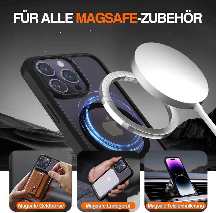 Leedia 360 Stopni case do Magsafe iPhone 14 Pro Max Case bez szkła