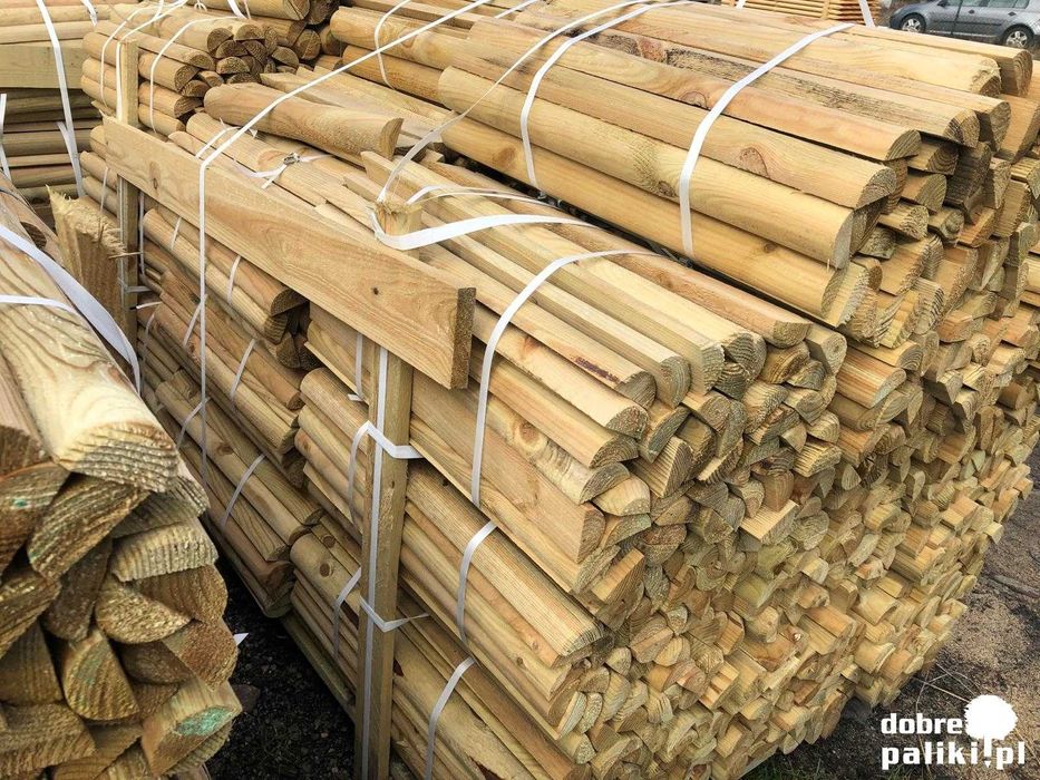 Palik, Palisada, Palik drewniany, Palisada drewniana, fi10 fi12