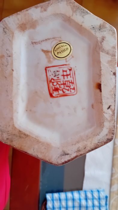 Vaso e item de decoração