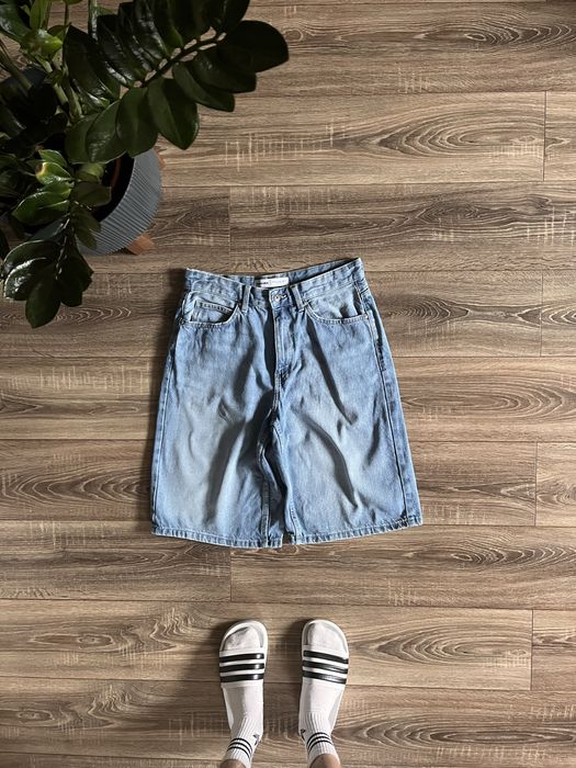 Блакитні Широкі Джинсові Baggy Шорти