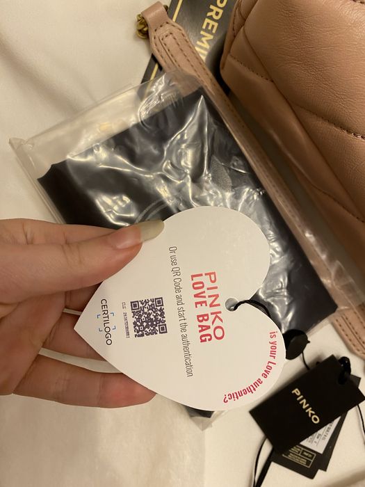 Torebka Pinko mini puff nowa kolor capri