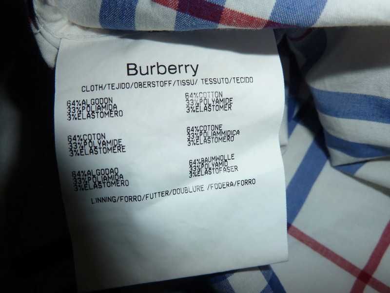 Camisa nova manga curta Burberry 40