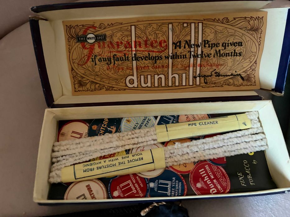 Cachimbo Vintage Dunhill Shell Briar 137 (Ano 1969) – Set Completo Luxo