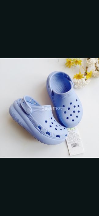 Сабо crocs cutie на дівчинку платформа