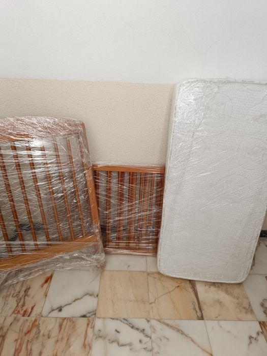 Cama berço com colchão ursinho