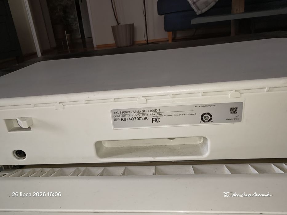 Sprzedam drukarkę  żelową Ricoh Aficio SG 7100DN
