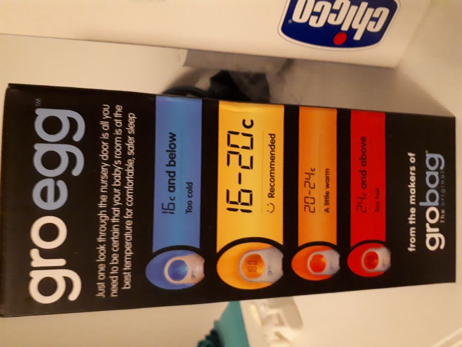 Luz presença e termômetro