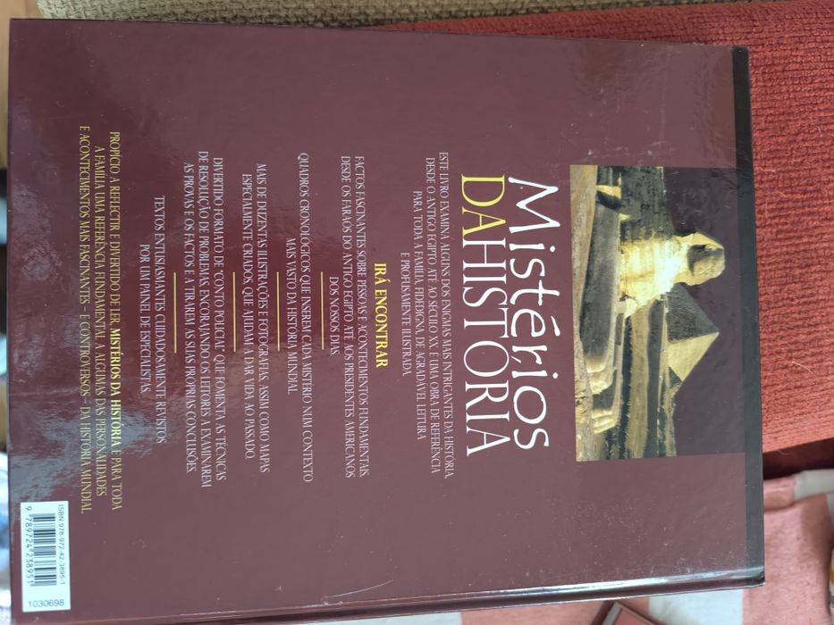 Livro mistérios da história