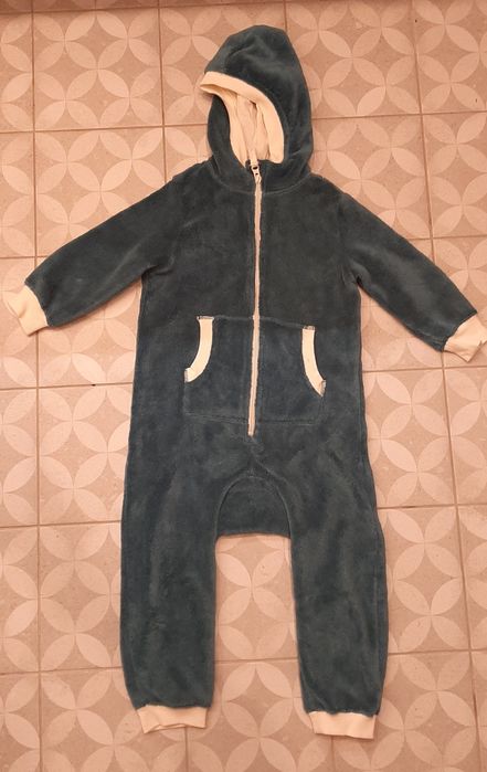 Kombinezon śpioszki z polaru 86-92 Tchibo morski