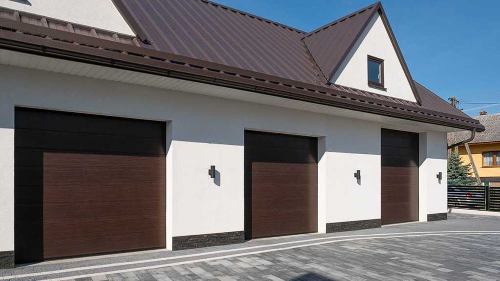 Brama garażowa segmentowa ocieplana antracyt 3000x2500