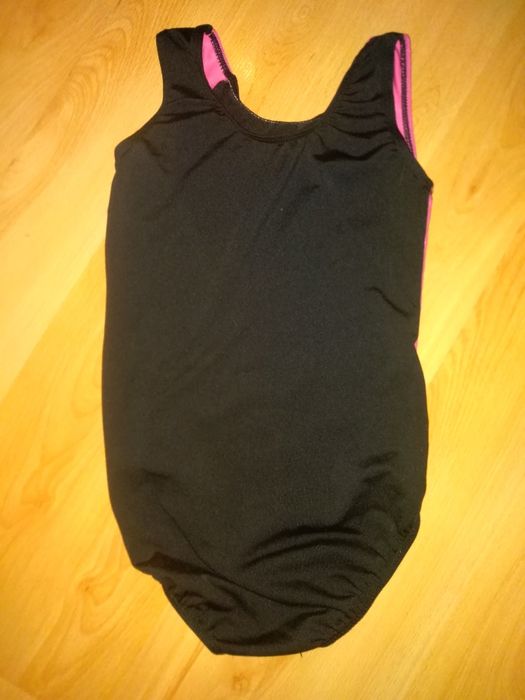 strój gimnastyczny body cyrkonie gimnastyka artystyczna 122-128cm