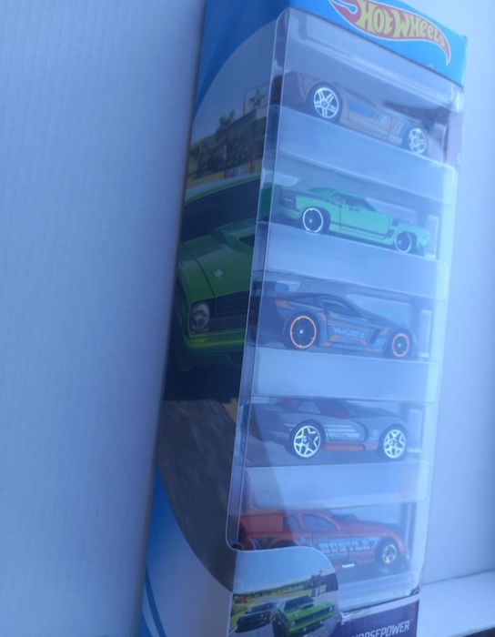 Pack 5 miniaturas hot wheels