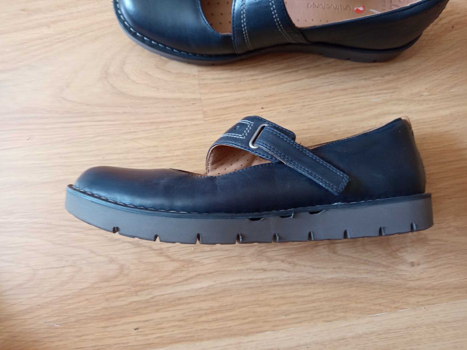 Женские новые кожаные туфли Clarks 41 p.
