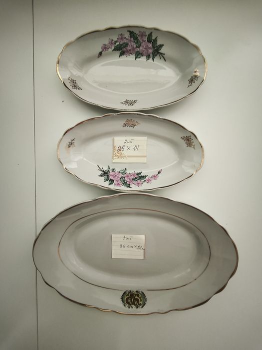 Селёдочные тарелки овал .