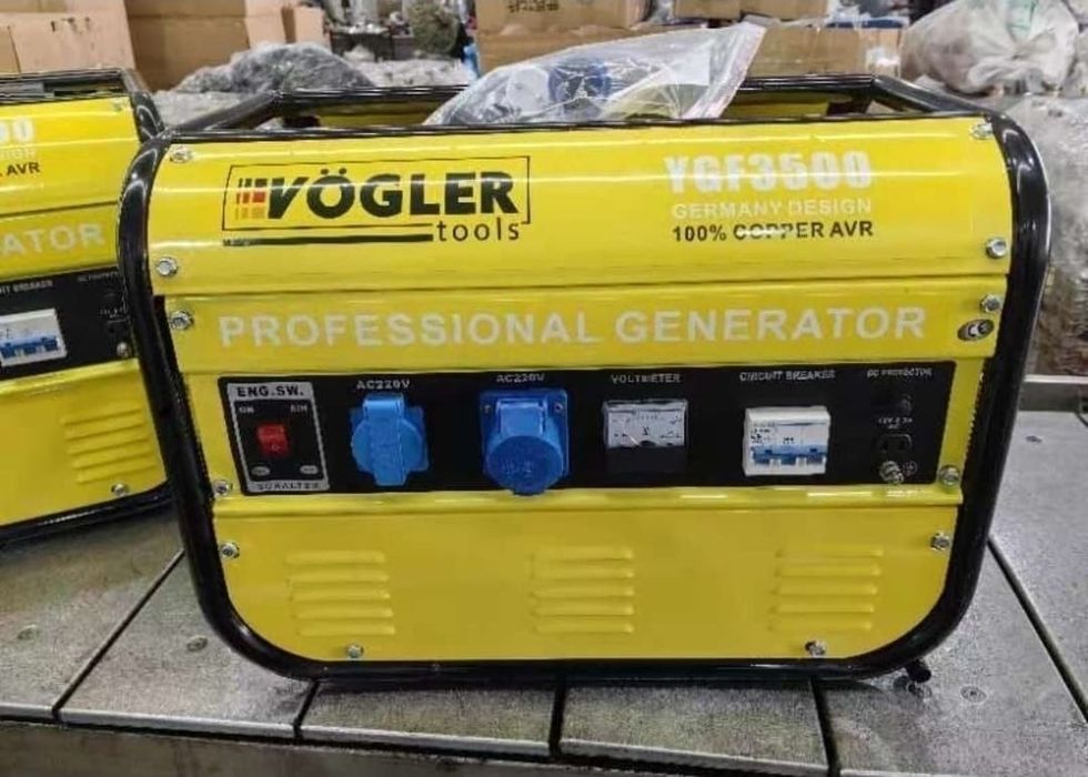 Agregat prądotwórczy VÖGLER GmbH 1-fazowy 2,9 KVA benzynowy, Generator