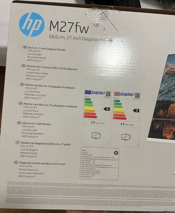 Monitor HP M27fw