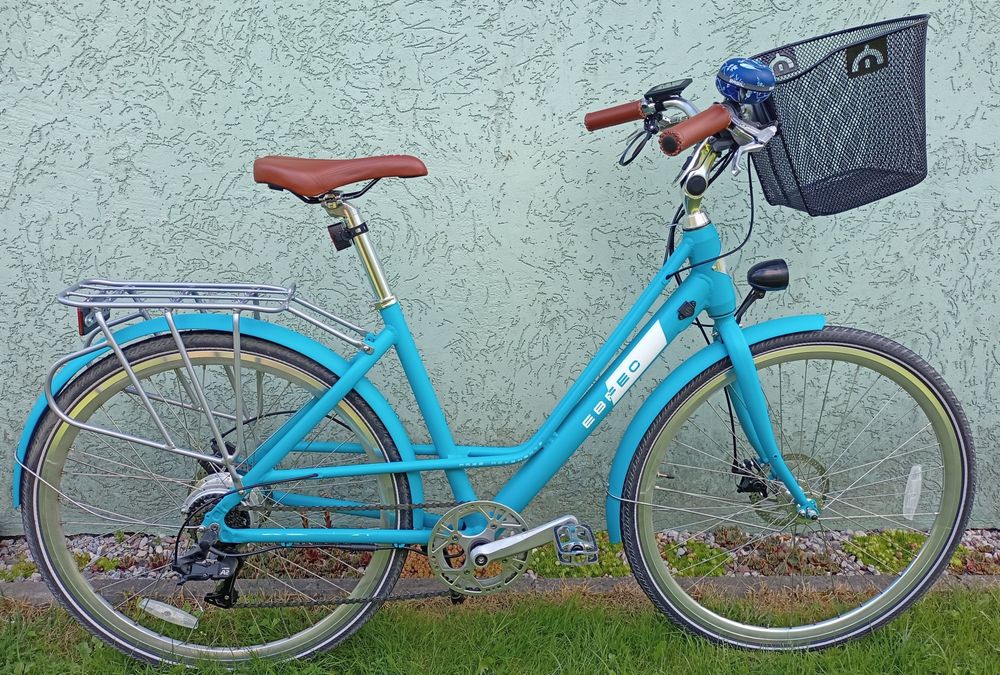 Rower elektryczny miejski / przebieg 80km