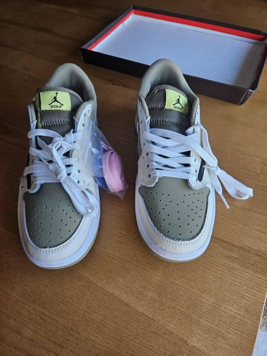 Air Jordan 1 Retro Low Golf Travis Scott Neutral Olive