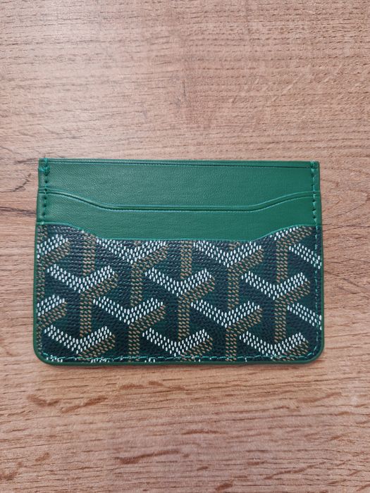 Portfel cardholder goyard zielony