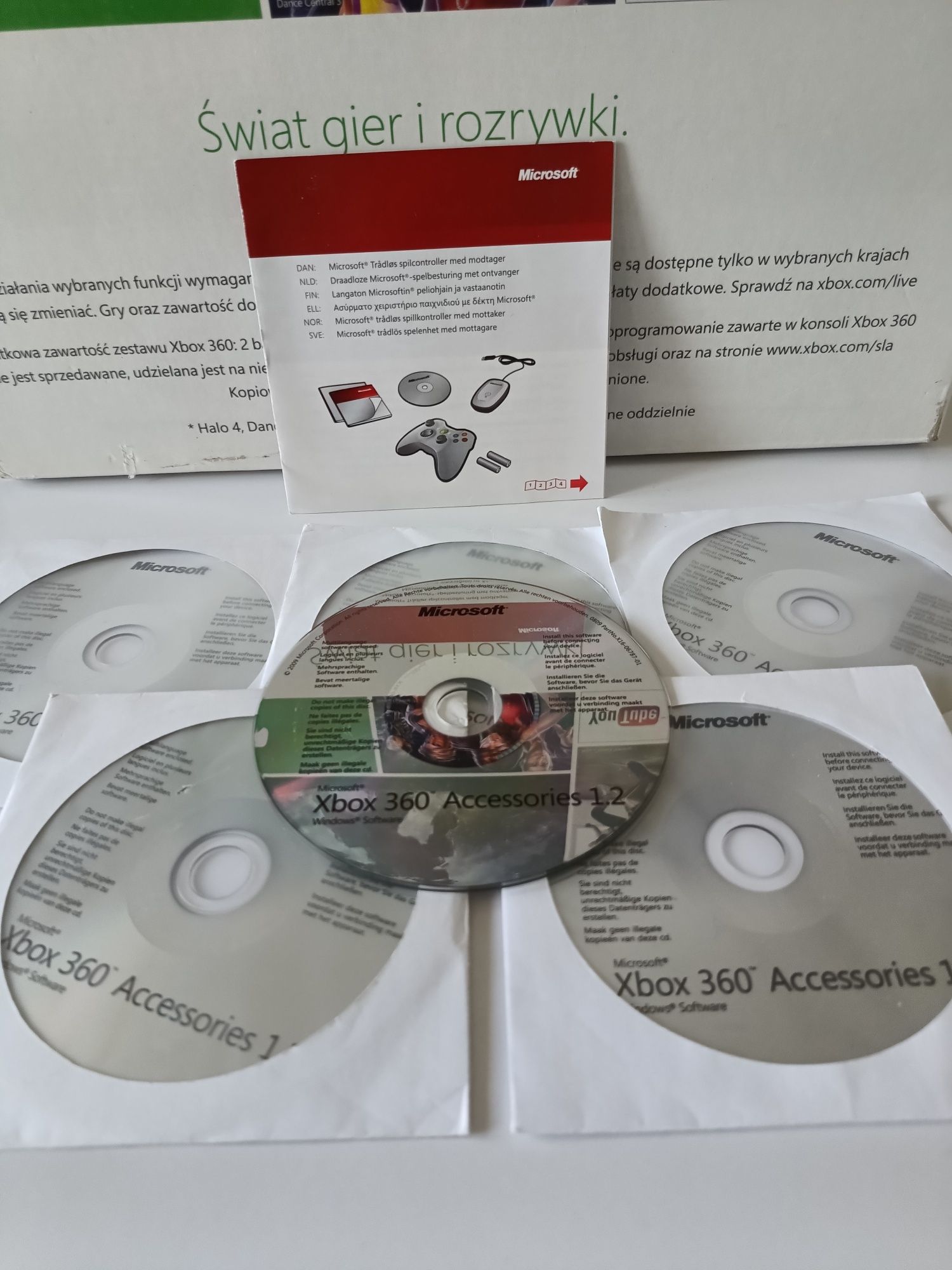 Microsoft Xbox 360 Accessories 1.2 -sterownik i opragromowanie- Nowy  Lubliniec •