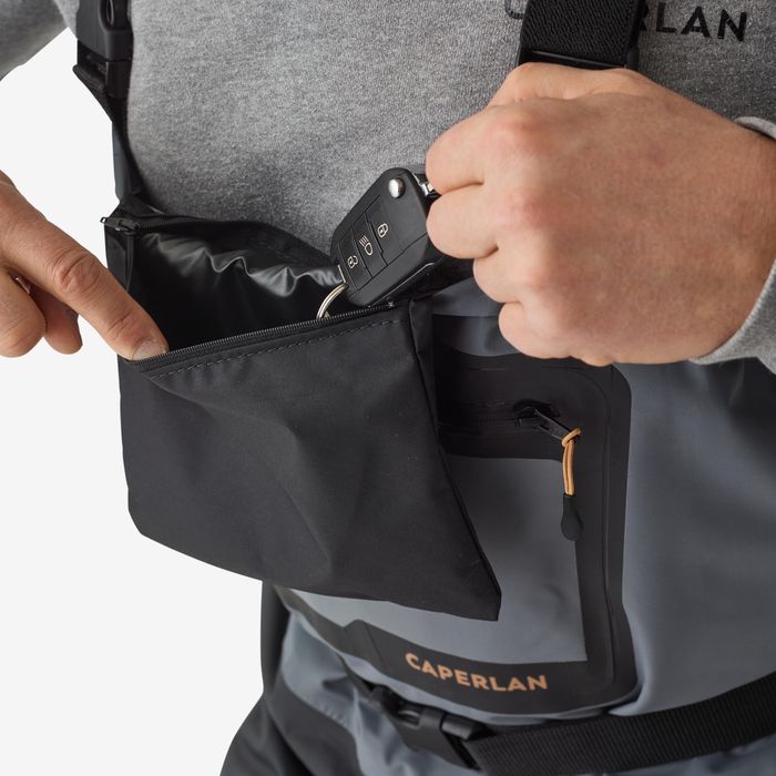 Waders de Pesca Respiráveis 500 BR com Botas