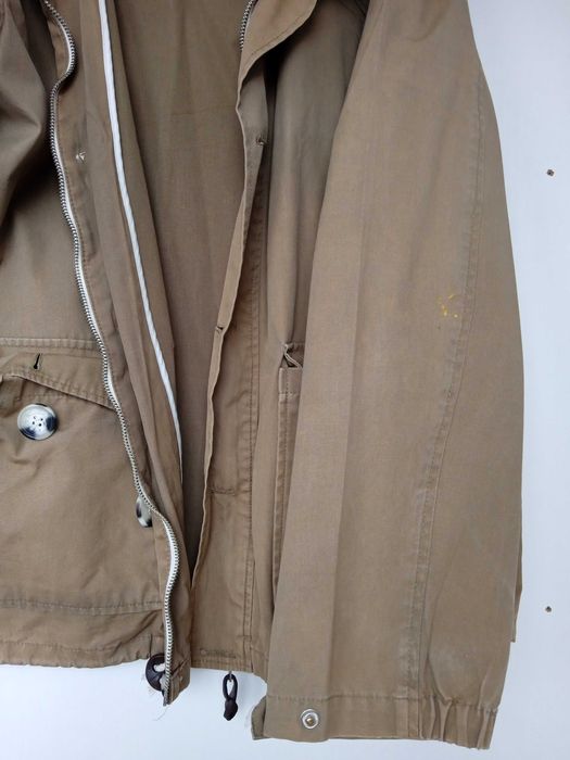 obszerna duńska kurtka żeglarska  z kapturem