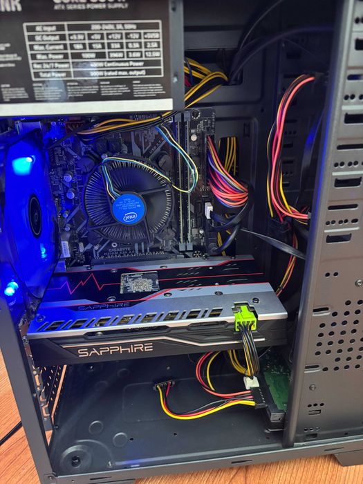 PC Gaming i3-9100F + RX 580 4GB + 8GB RAM + SSD 240GB + HDD 1TB