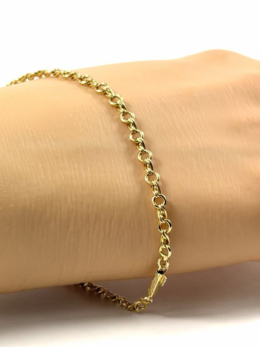 Złota bransoletka 19,5 cm