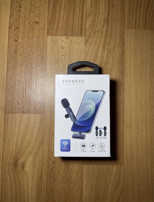 Бездротовий петличний мікрофон Basix 2.4G 1-2 шт ( петличка )