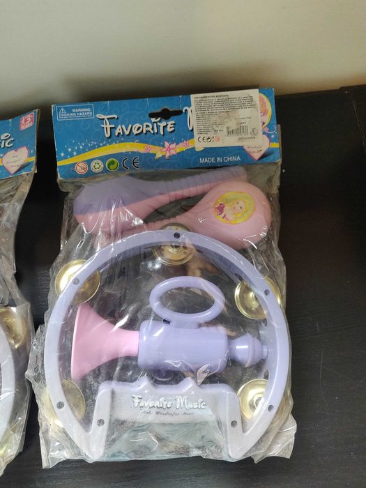 Conjunto de instrumentos musicais para criança