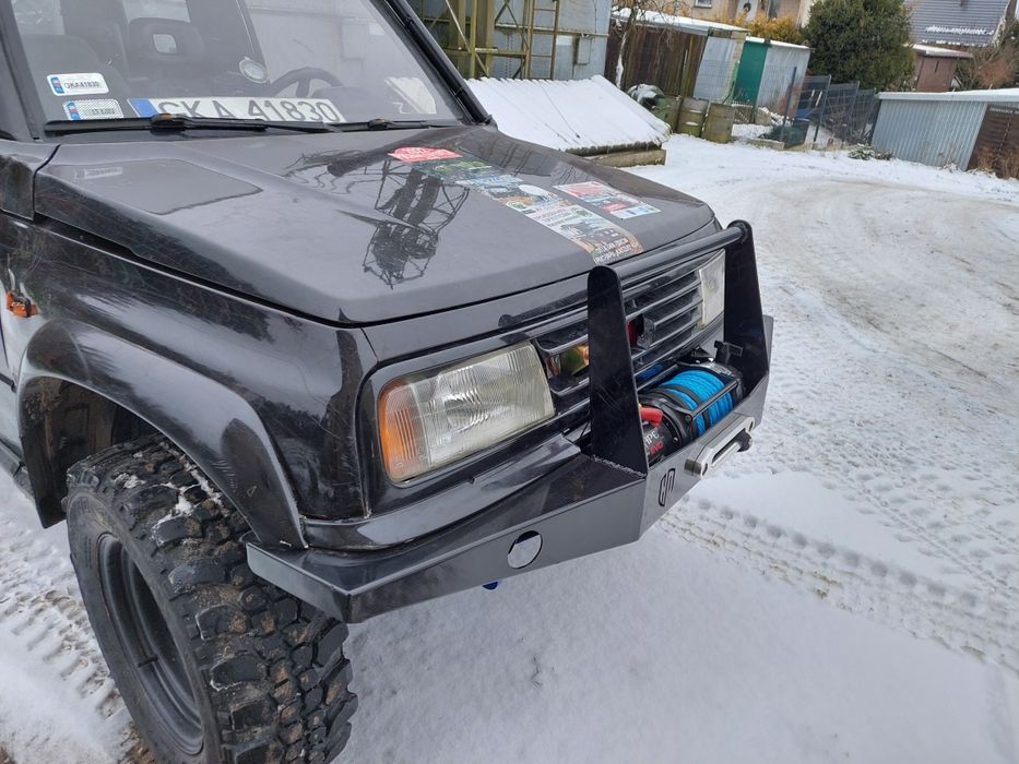 Przedni zderzak stalowy z płytą pod wyciągarkę suzuki vitara nowy