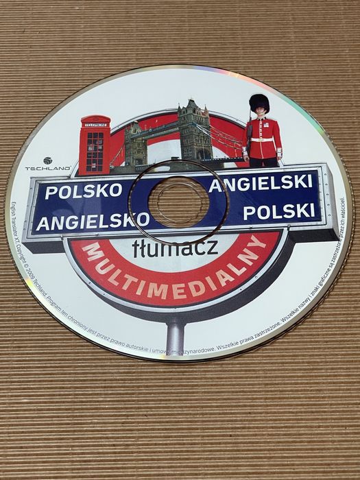 Płyta CD - Polsko-angielski, angielsko-polski tłumacz multimedialny