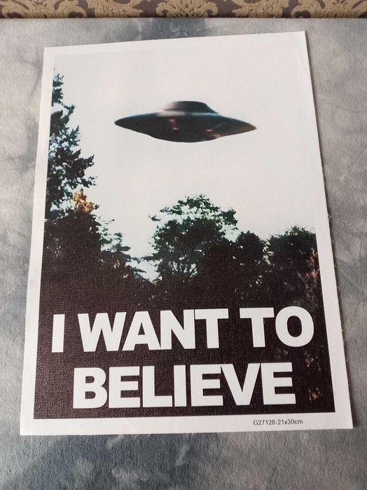 plakat na płótnie z filmu z archiwum x