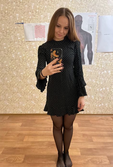 Сукня Zara в горошок