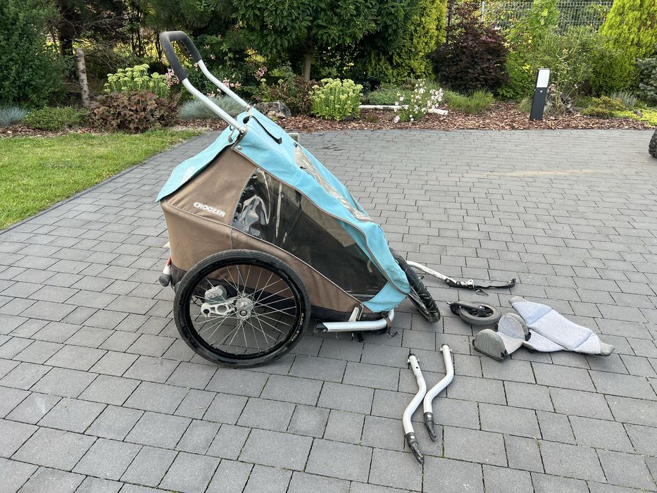 Croozer kid for 2 Tychy, przyczepka rowerowa dla 2 dzieci