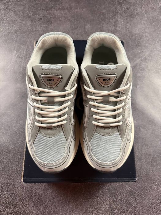 Преміум Якість! Кросівки Dior B30 Grey White • Діор Б30 (сірі,білі) dior
