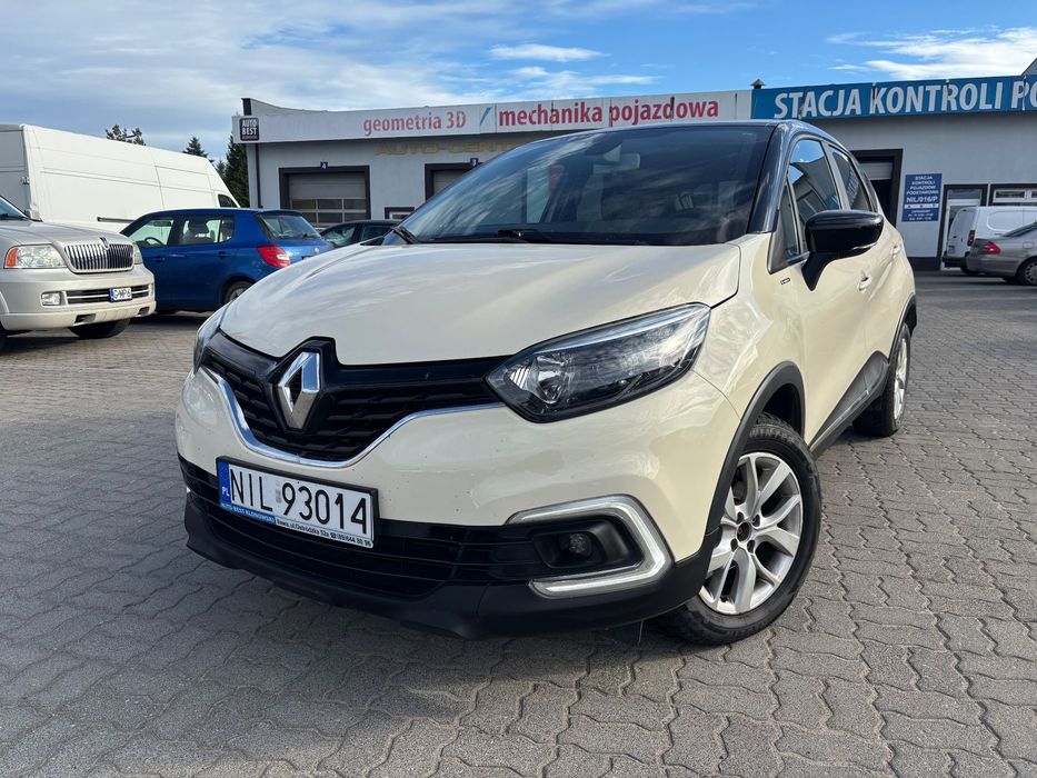Renault Captur 0.9 TCE 90KM Stan Perfekcyjny Navi Klimatronik PDC Led Salon PL 2018r