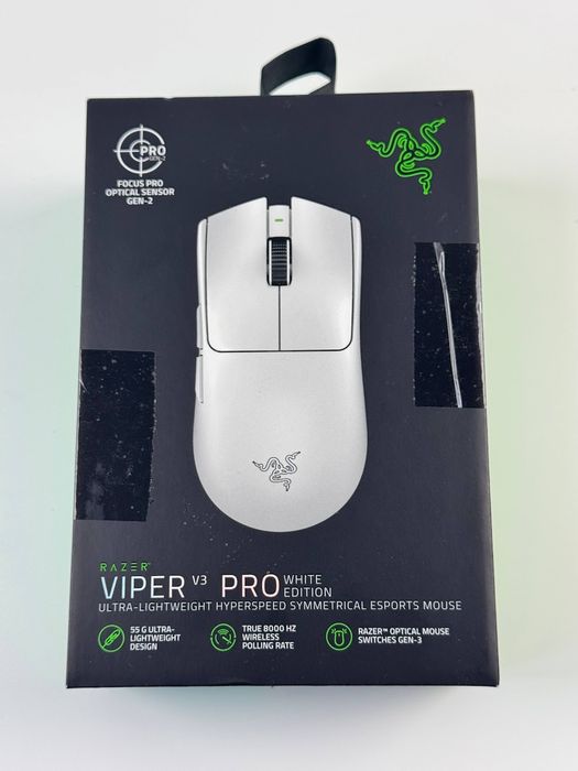 Бездротова ігрова миша Razer Viper V3 Pro White (‎RZ01-05120200-R3G1)
