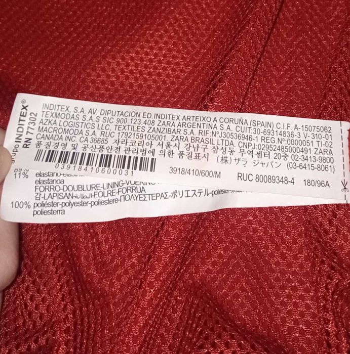 Zara Man bomberka czerwona M