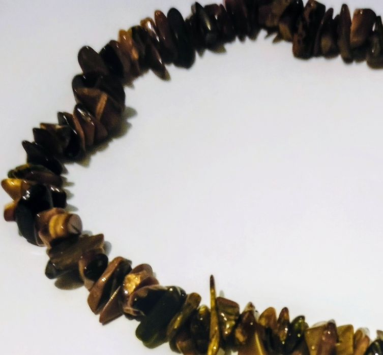 Bransoletka kamień "tygrysie oko" unisex nowa