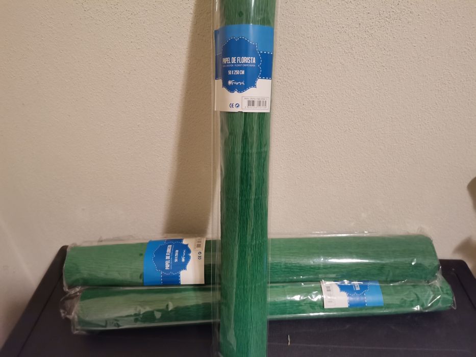 Papel crepom várias cores